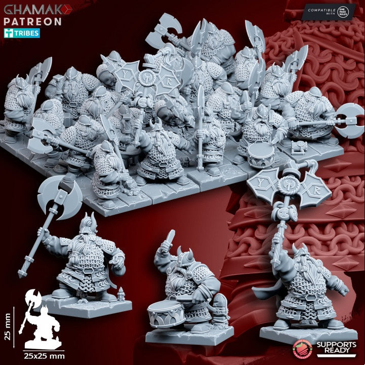 Dwarf Army Bundle | 28mm Heroic-Scale Fantasy Army