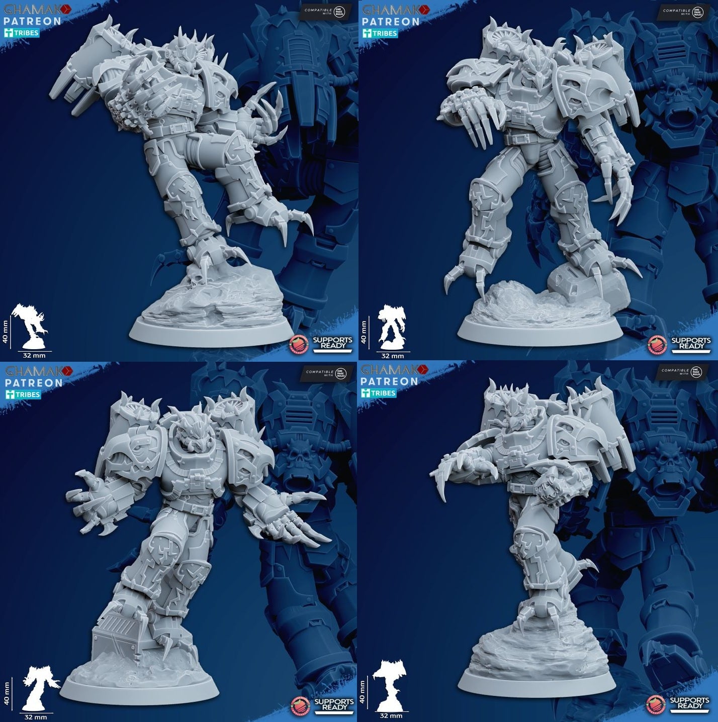 Heretic Army Bundle | 32/28mm Heroic-Scale Sci-Fi Army