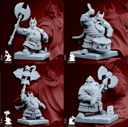 Dwarf Army Bundle | 28mm Heroic-Scale Fantasy Army