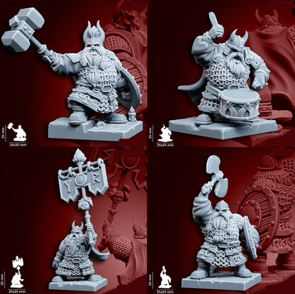 Dwarf Army Bundle | 28mm Heroic-Scale Fantasy Army