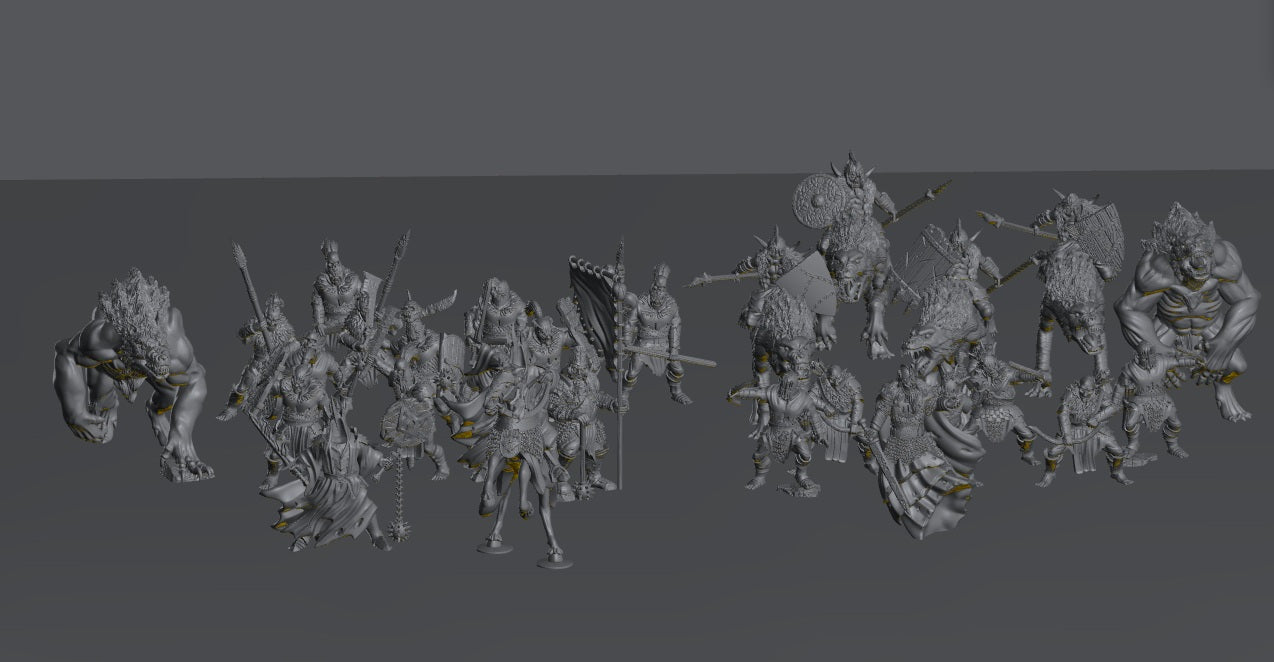 The Wraith King Army Bundle | 28mm Scale Fantasy Army