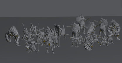 The Wraith King Army Bundle | 28mm Scale Fantasy Army