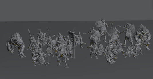 The Wraith King Army Bundle | 28mm Scale Fantasy Army