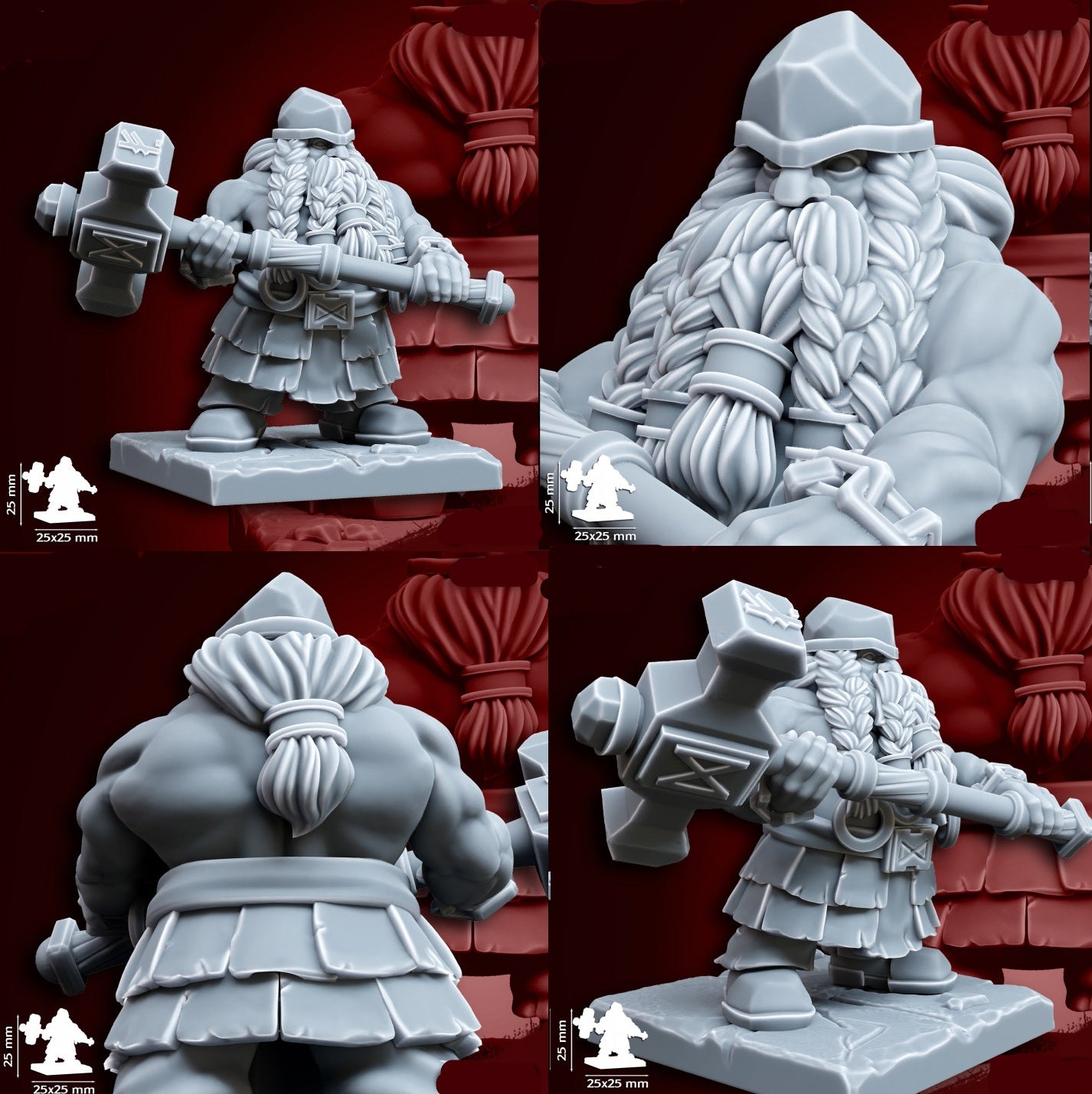 Dwarf Army Bundle | 28mm Heroic-Scale Fantasy Army