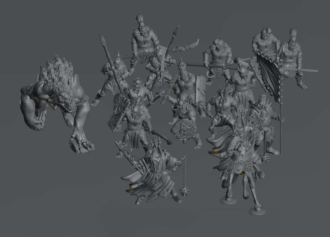 The Wraith King Army Bundle | 28mm Scale Fantasy Army