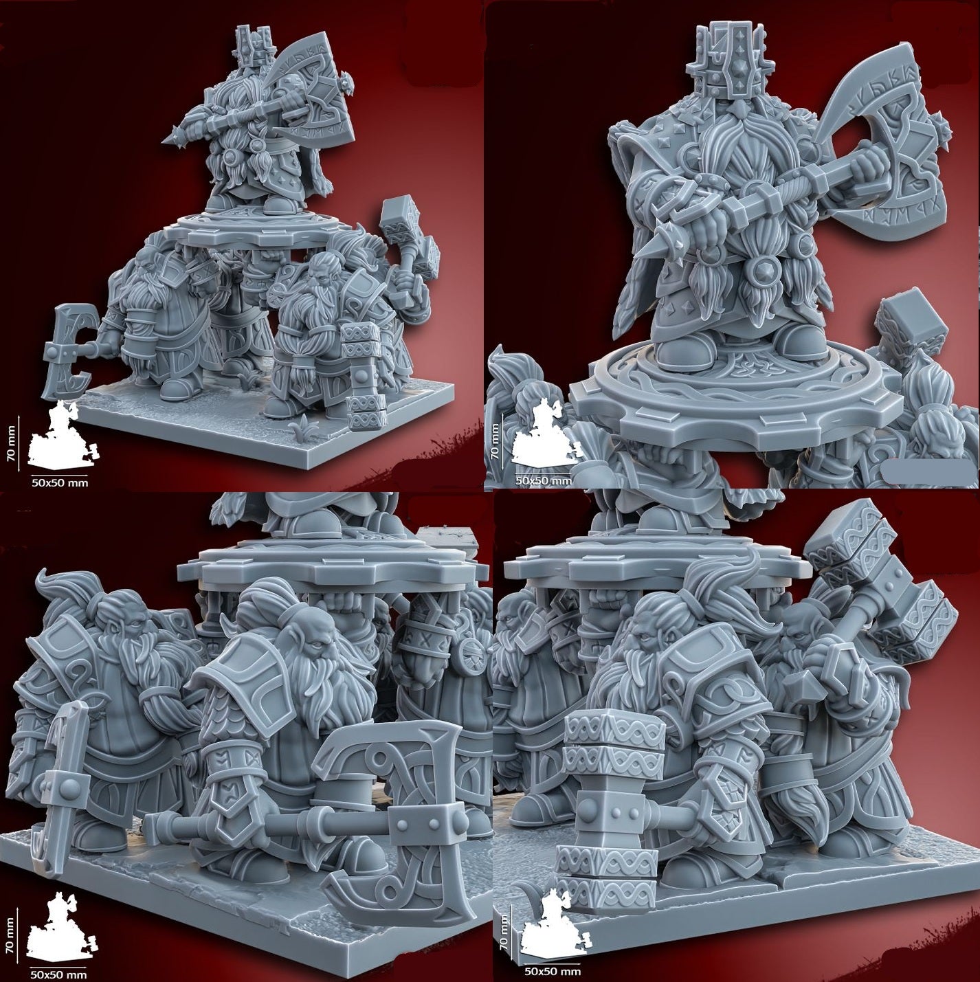 Dwarf Army Bundle | 28mm Heroic-Scale Fantasy Army
