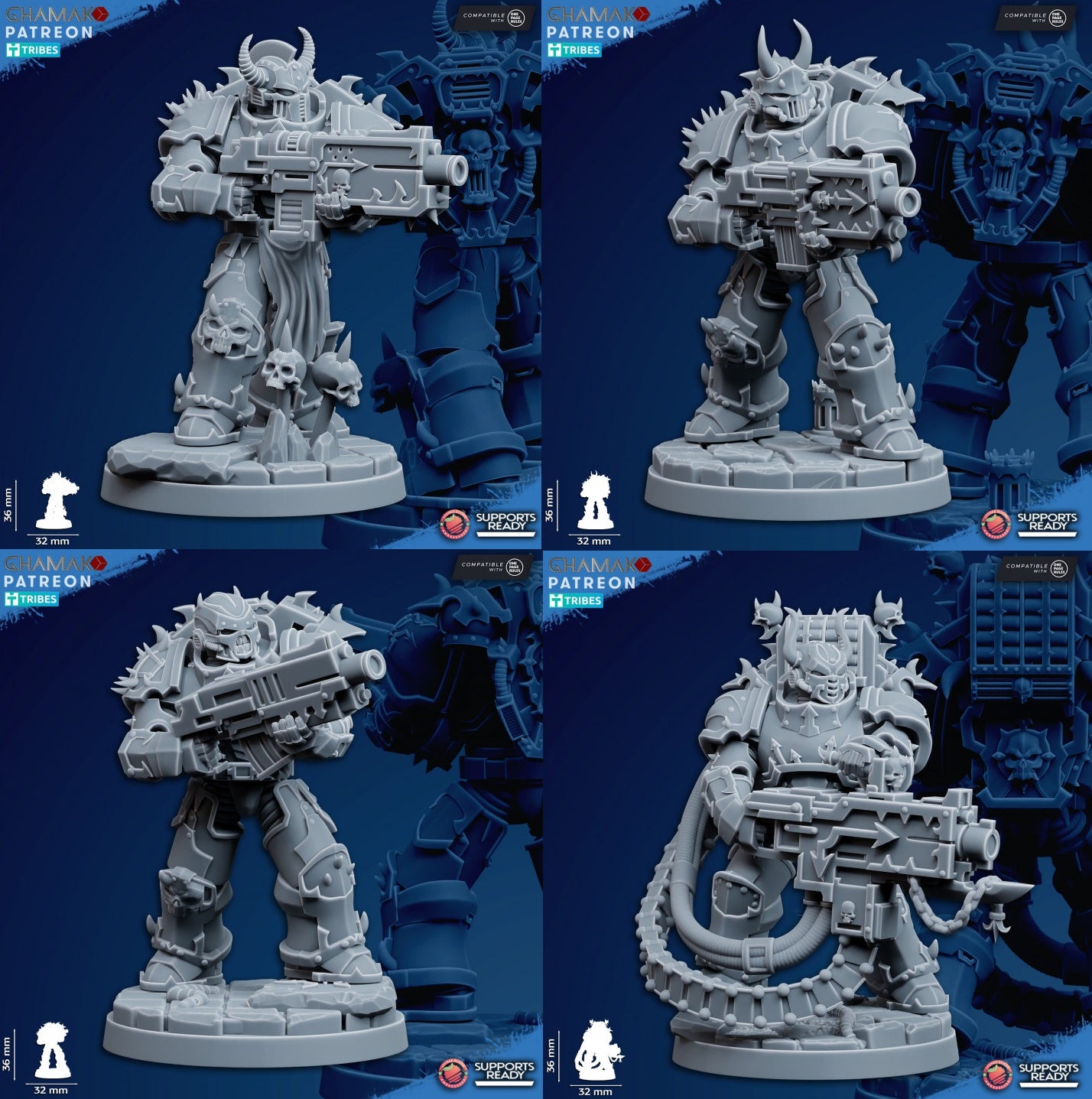 Heretic Army Bundle | 32/28mm Heroic-Scale Sci-Fi Army