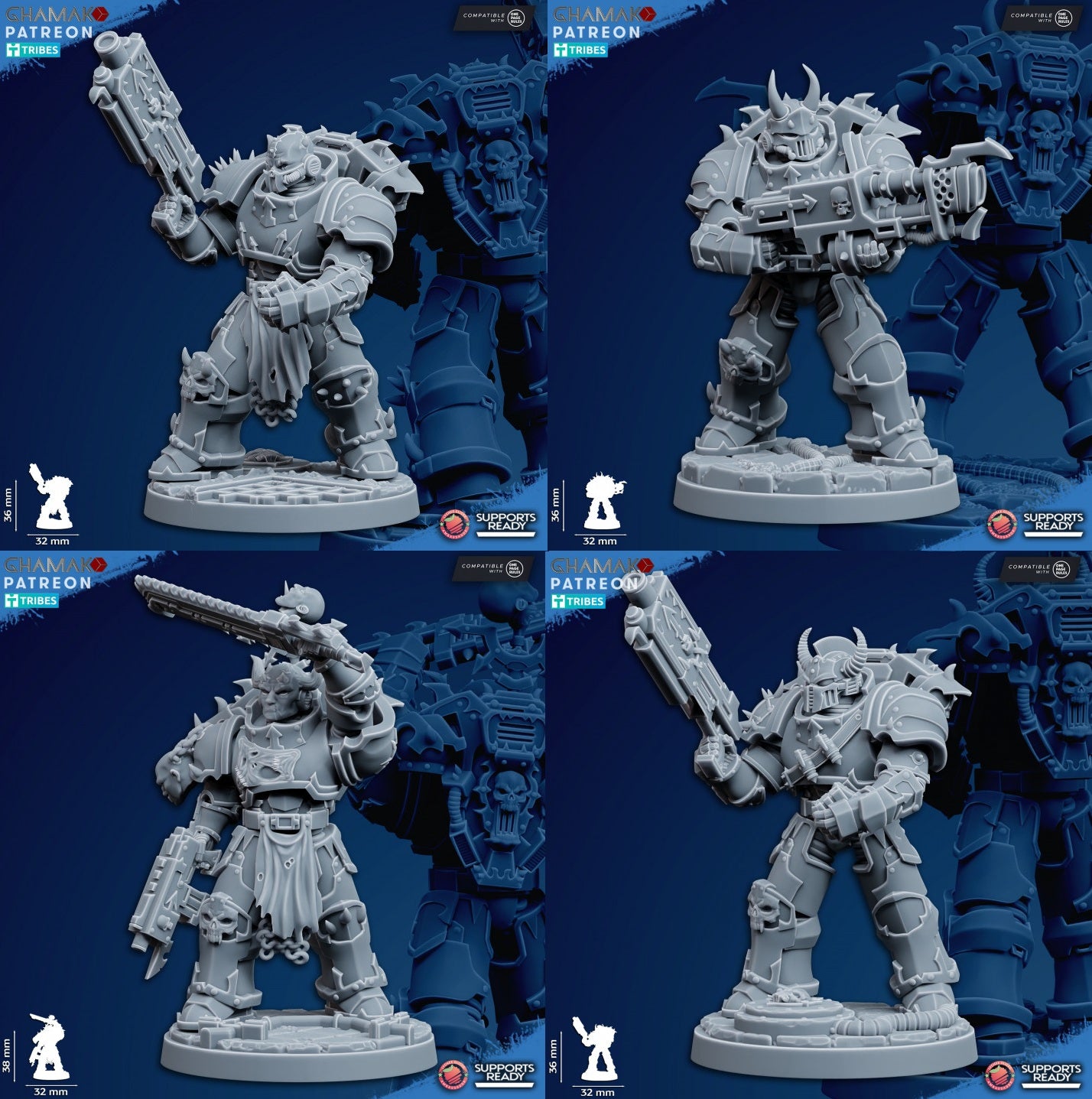 Heretic Army Bundle | 32/28mm Heroic-Scale Sci-Fi Army