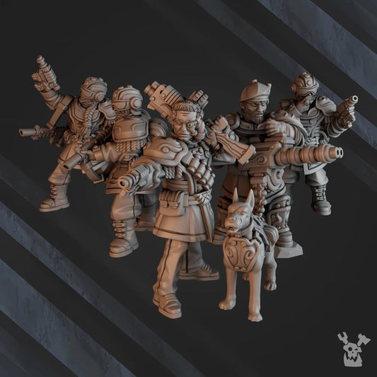 Dashing Nebula Syndicate | 32/28mm Heroic-Scale Sci-Fi  Infantry Miniatures