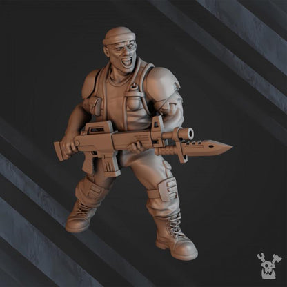 Green Hell Division Commando Squad | 32/28mm Heroic-Scale Sci-Fi Infantry