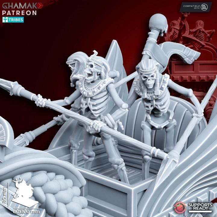 Undead Pharaohs Sphinx | 28mm Heroic-Scale Fantasy Monster Miniatures
