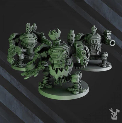 Porkaz Slasher Noids | 32/28mm Heroic-Scale Sci-Fi Walker Miniatures