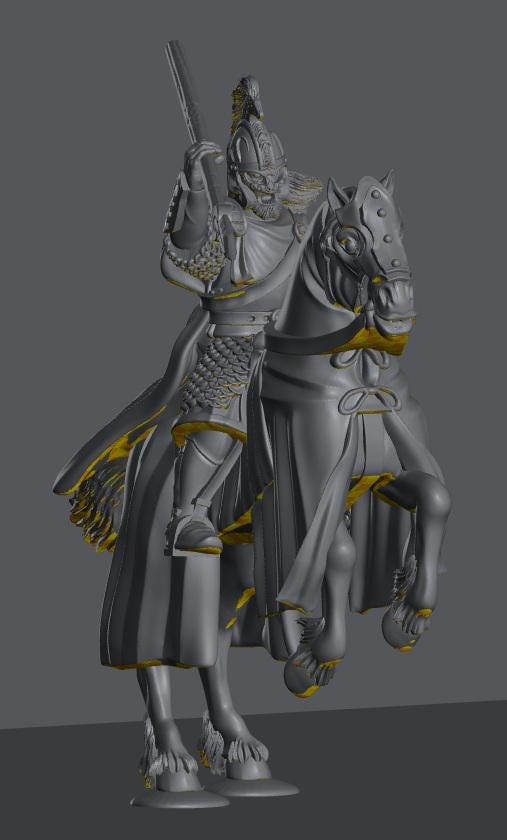 Horse Lords Prince | 28mm Scale Fantasy Infantry Miniatures