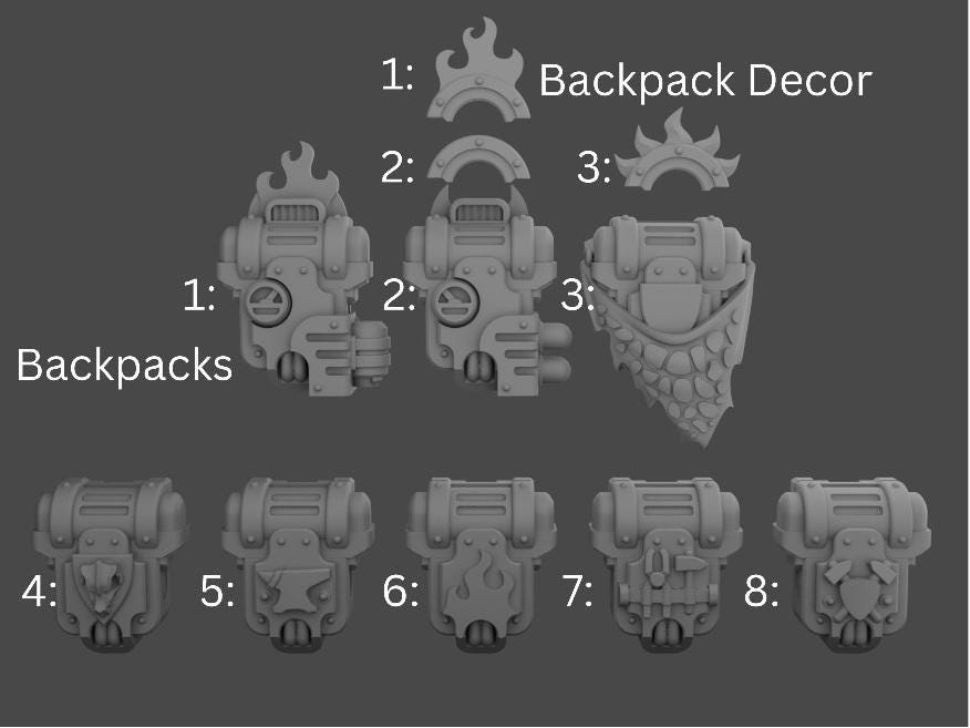 Ignisaurus Warrior Conversion Bits | Weapons, Shield and Armour Accessories for 28-32mm Sci-Fi Miniatures