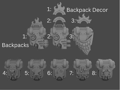 Ignisaurus Warrior Conversion Bits | Weapons, Shield and Armour Accessories for 28-32mm Sci-Fi Miniatures