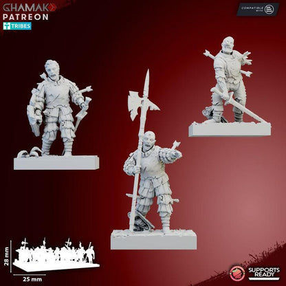 Vampire Imperial Zombies | 28mm Heroic-Scale Fantasy Infantry Miniatures