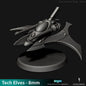 Tech Elves Fast Attack Tank | 8mm Epic Scale Sci-Fi Vehicle Miniatures