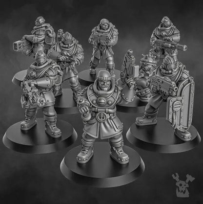 Navy Special Forces | 32/28mm Heroic-Scale Sci-Fi  Infantry Miniatures