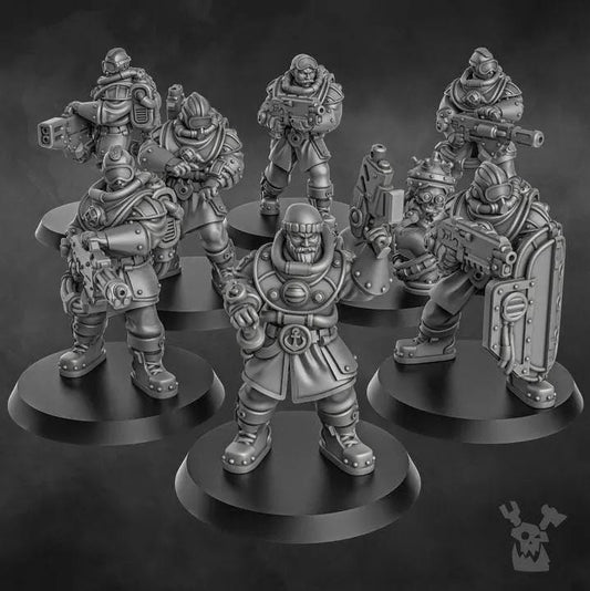 Navy Special Forces | 32/28mm Heroic-Scale Sci-Fi  Infantry Miniatures