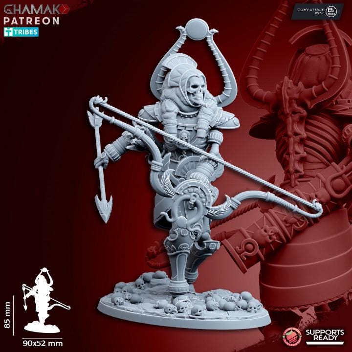 Undead Pharaohs Nomarch Colossus | 28mm Heroic-Scale Fantasy Monster Miniatures