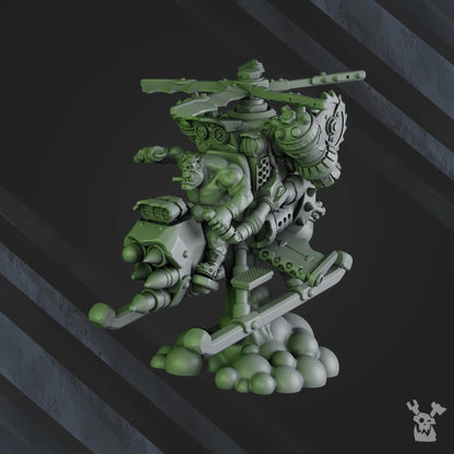 Porkaz Chonky Flyaz | 32/28mm Heroic-Scale Sci-Fi Jetbike Miniatures