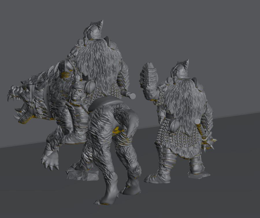Generic Orc Hero | 28mm Scale Fantasy Infantry Miniatures