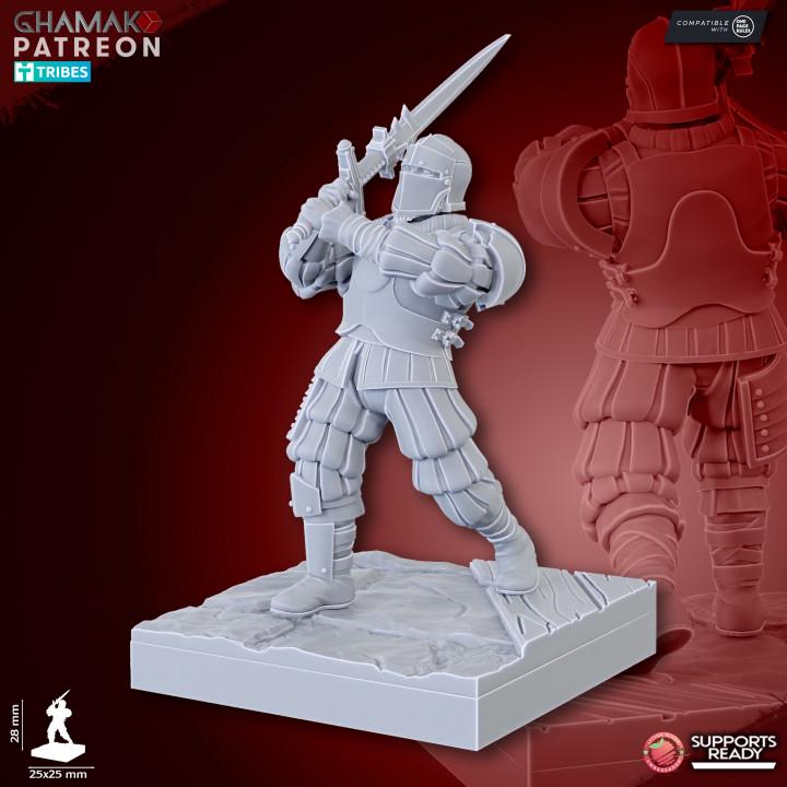 The Human Empire Elite Melee Infantrymen | 28mm Heroic-Scale Fantasy Infantry Miniatures