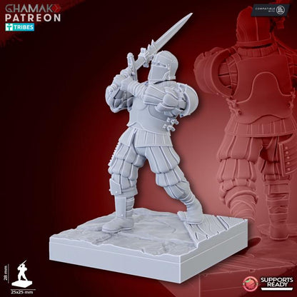 The Human Empire Elite Melee Infantrymen | 28mm Heroic-Scale Fantasy Infantry Miniatures