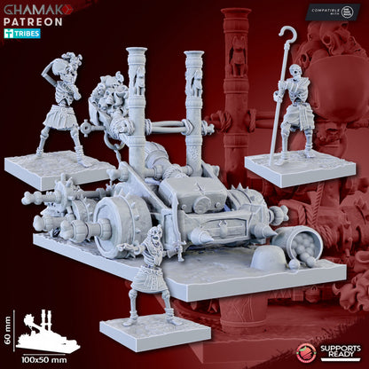 Undead Pharaohs Army Bundle | 28mm Heroic-Scale Fantasy Army