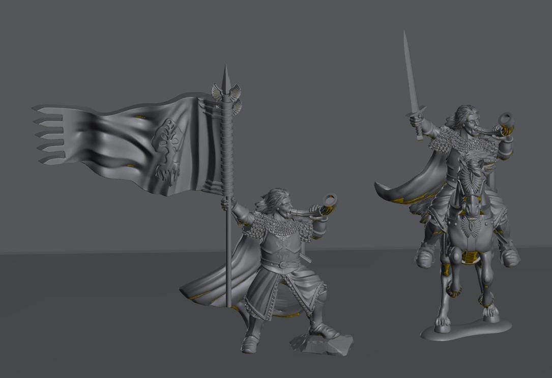 White City Guardian of the City | 28mm Scale Fantasy Infantry Miniatures