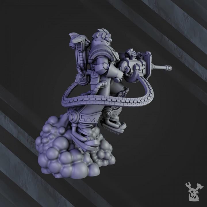 Clan Depressors | 32/28mm Heroic-Scale Sci-Fi Power Armoured Heavy Infantry