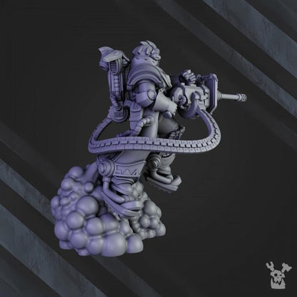 Clan Depressors | 32/28mm Heroic-Scale Sci-Fi Power Armoured Heavy Infantry