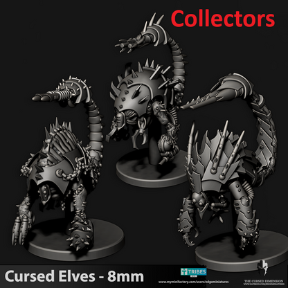 Cursed Elves Collector/Spirit Leecher | 8mm Epic Scale Sci-Fi Monster Miniatures