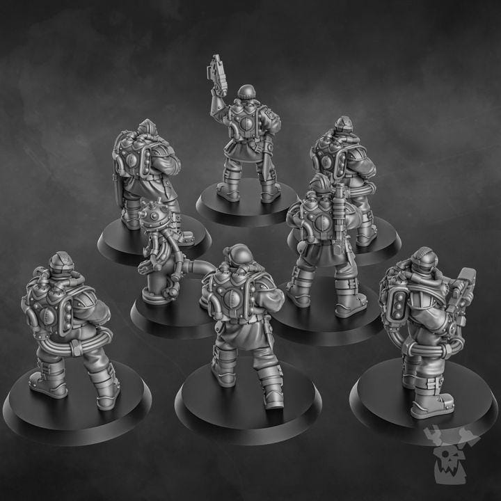 Navy Special Forces | 32/28mm Heroic-Scale Sci-Fi  Infantry Miniatures