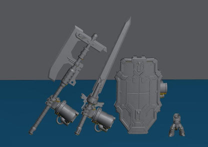 Guardian Titan Miniature | 32/28mm Heroic-Scale Sci-Fi War Engine