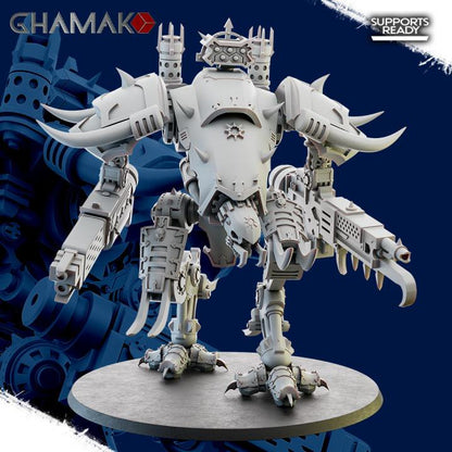 Corrupted Knight | 32/28mm Heroic-Scale Sci-Fi War Engine