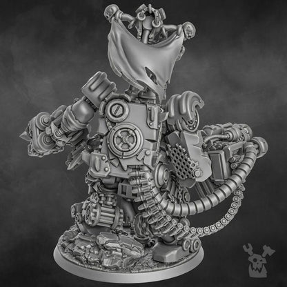 Porkaz Gharghkool 'Da Big Wrecka | 32/28mm Heroic-Scale Sci-Fi Heavy Infantry Miniatures