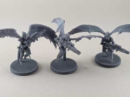 Cursed Elves Sky Raiders | 32/28mm Heroic-Scale Sci-Fi Miniatures