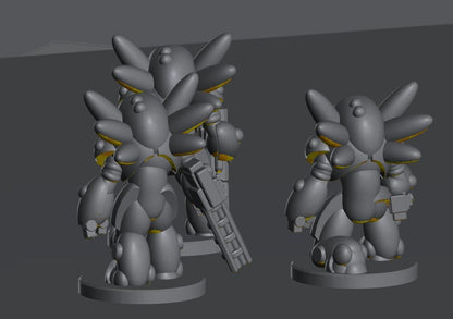 Skyborn Ghost Suits | 8mm Epic Scale Sci-Fi Infantry Miniatures
