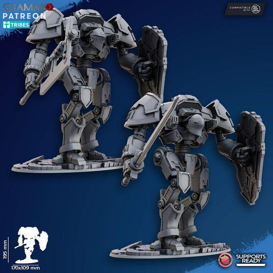 Guardian Titan Miniature | 32/28mm Heroic-Scale Sci-Fi War Engine