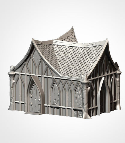 Wood Elf Village | 32/28mm Wargaming Scenery and Miniature Terrain