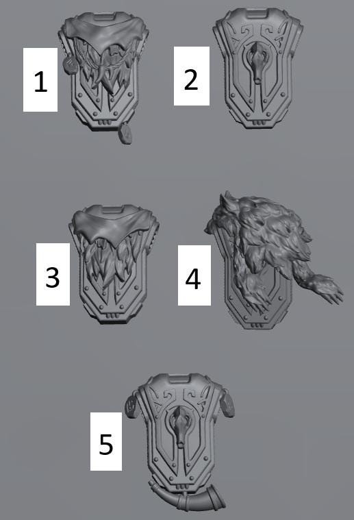 Stormbringer Conversion Bits | Weapons, Shield and Armour Accessories for 28-32mm Sci-Fi Miniatures