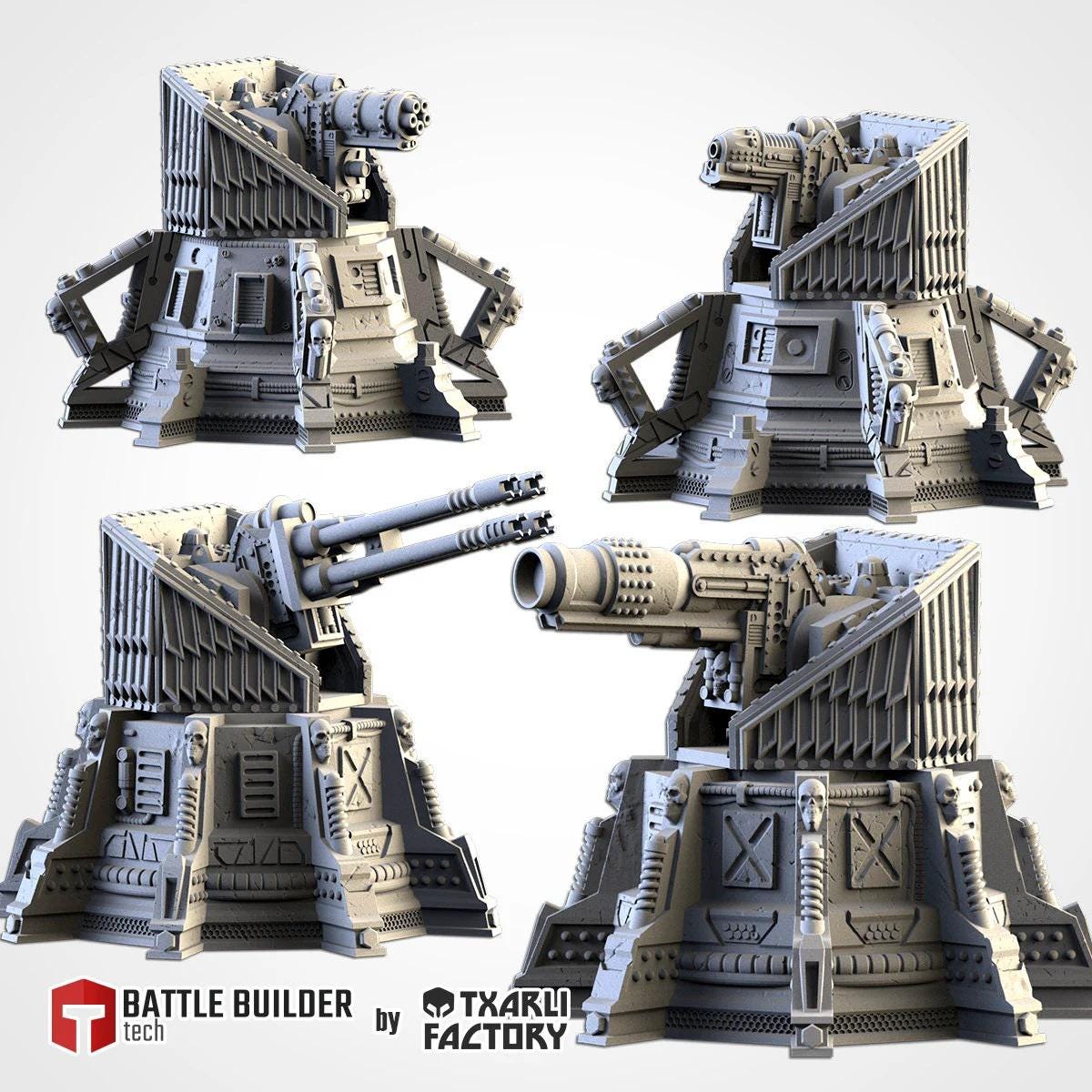 Sci Fi Defense Turret | 32/28mm Wargaming Scenery and Miniature Terrain