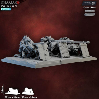 Ratmen Murata Ratshooters | 28mm Heroic-Scale Fantasy Infantry Miniatures