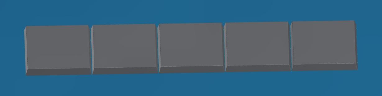 PLA Square Miniature Bases | 32/28mm Square Bases for Fantasy Wargaming