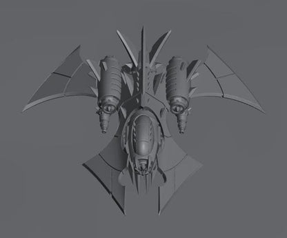 Cursed Elves Fighters | 8mm Epic Scale Sci-Fi Vehicle Miniatures