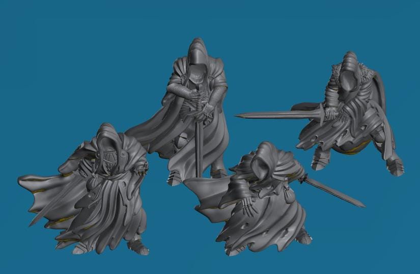 The 9 Lords | 28mm Scale Fantasy Infantry Miniatures