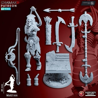 Undead Pharaohs Nomarch Colossus | 28mm Heroic-Scale Fantasy Monster Miniatures