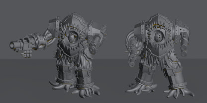 Followers of Change Dreadnaught | 32/28mm Heroic-Scale Sci-Fi Heavy Infantry