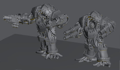 Followers of Change Dreadnaught | 32/28mm Heroic-Scale Sci-Fi Heavy Infantry